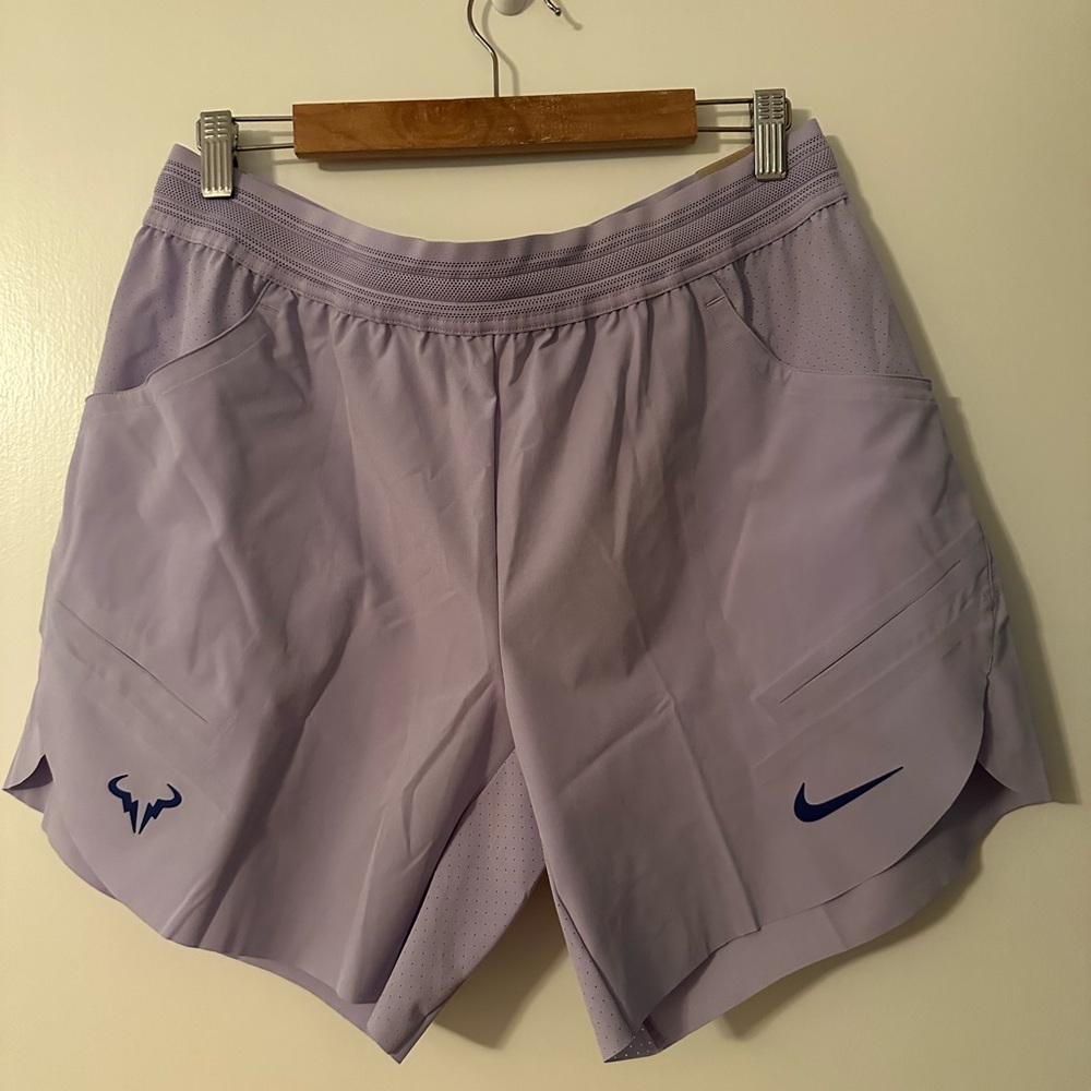 Men’s Nike Purple and Blue Athletic Shorts Lightweight Performance